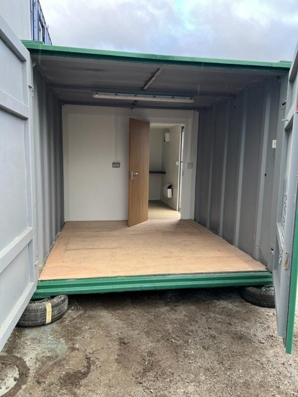 SOLD - 21ft x 9ft "50/50" Office & Storage - Image 2