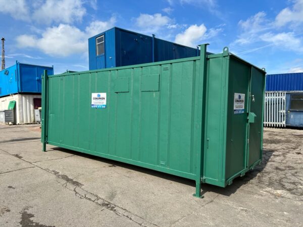 SOLD - 21ft x 8ft 50/50 Office/Store Welfare Unit