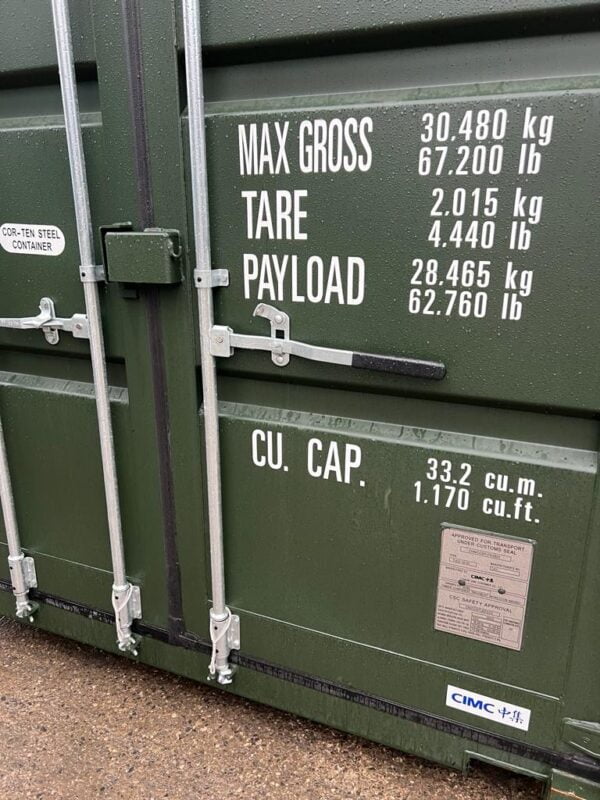 SOLD - 20ft x 8ft Shipping Container One Way Unit - Image 4