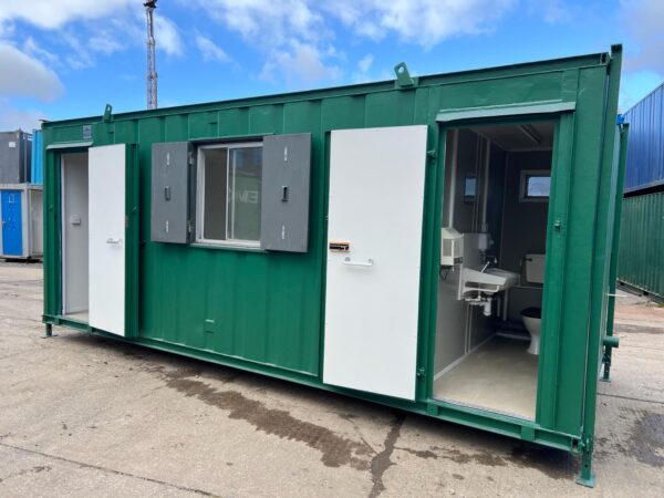SOLD - 20ft x 9ft Welfare Unit with Separate Toilet