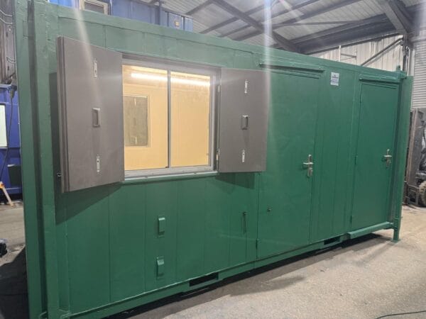 SOLD TO A REPEAT CUSTOMER FROM SOMERSET- 16ft x 9ft Welfare Unit with Office/Canteen and Kitchen/Toilet
