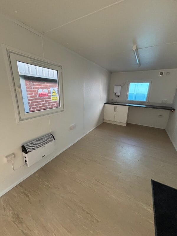 SOLD - 24ft x 9ft Reconditioned Office with: new kitchen, totally rewired and electrical tested - Image 11
