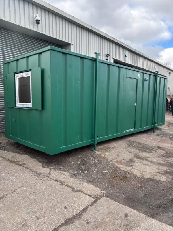 SOLD - 24ft x 9ft Reconditioned Office with: new kitchen, totally rewired and electrical tested