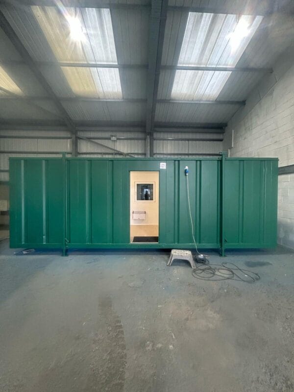 SOLD - 24ft x 9ft Reconditioned Office with: new kitchen, totally rewired and electrical tested - Image 2