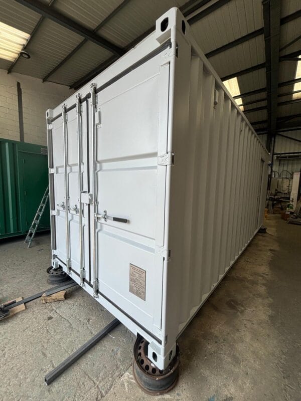 20ft x 8ft New Shipping Container – Converted Control Room for Steel Foundry - Image 5